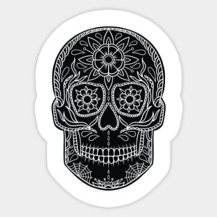 HomeSchoolTattoo SugarSkull Sticker